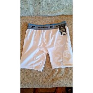 Champro Softball Sliding Shorts Women's Size‎ XL White Padded Sides Comfort NEW